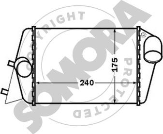 Somora 082345 - Intercooler, hladnjak www.molydon.hr