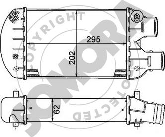 Somora 082245 - Intercooler, hladnjak www.molydon.hr