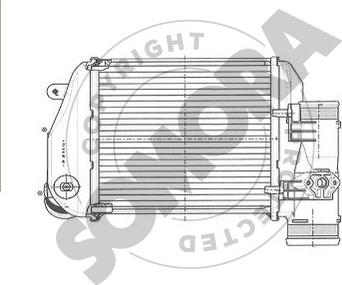 Somora 021045L - Intercooler, hladnjak www.molydon.hr