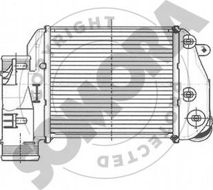 Somora 021045R - Intercooler, hladnjak www.molydon.hr