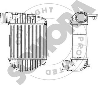 Somora 021045 - Intercooler, hladnjak www.molydon.hr