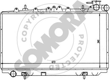 Somora 192241 - Hladnjak, hladjenje motora www.molydon.hr