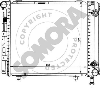 Somora 170442A - Hladnjak, hladjenje motora www.molydon.hr