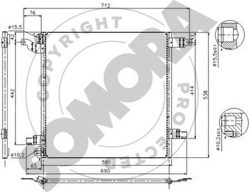 Somora 170060 - Kondenzator, klima-Uređaj www.molydon.hr
