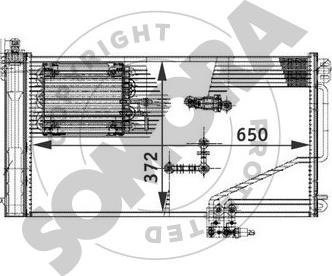 Somora 171360D - Kondenzator, klima-Uređaj www.molydon.hr