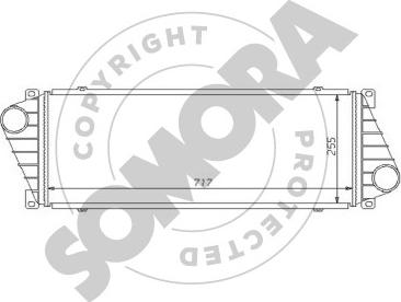 Somora 172145 - Intercooler, hladnjak www.molydon.hr