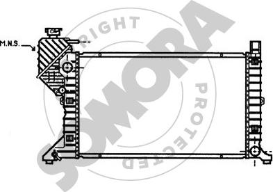 Somora 172240 - Hladnjak, hladjenje motora www.molydon.hr