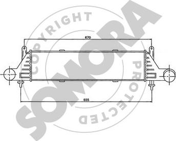 Somora 177545 - Intercooler, hladnjak www.molydon.hr