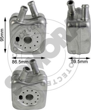 Somora 350965B - Uljni hladnjak, ulje za motor www.molydon.hr