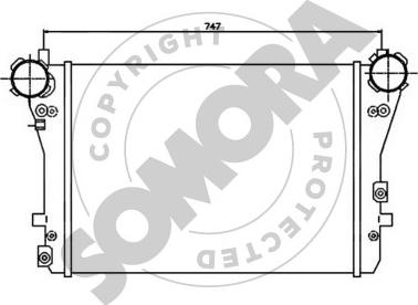 Somora 351045 - Intercooler, hladnjak www.molydon.hr