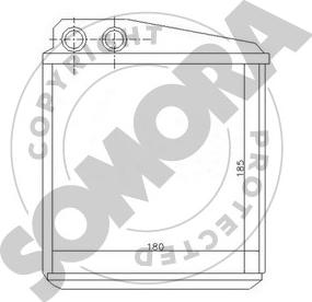 Somora 351050 - Izmjenjivač topline, grijanje unutrasnjeg prostora www.molydon.hr