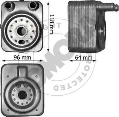 Somora 351065 - Uljni hladnjak, ulje za motor www.molydon.hr