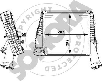 Somora 358545R - Intercooler, hladnjak www.molydon.hr