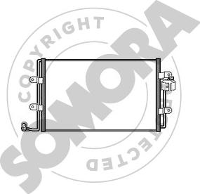 Somora 357060A - Kondenzator, klima-Uređaj www.molydon.hr