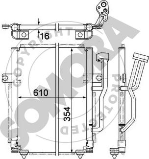 Somora 361260A - Kondenzator, klima-Uređaj www.molydon.hr