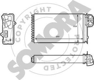 Somora 246050 - Izmjenjivač topline, grijanje unutrasnjeg prostora www.molydon.hr