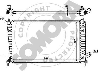 Somora 272140 - Hladnjak, hladjenje motora www.molydon.hr
