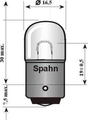 Spahn Glühlampen 4521 - Žarulja, svjetlo za registarsku tablicu www.molydon.hr