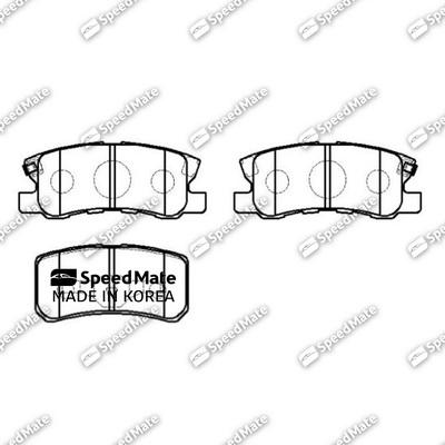 SpeedMate SM-BPJ020 - Komplet Pločica, disk-kočnica www.molydon.hr