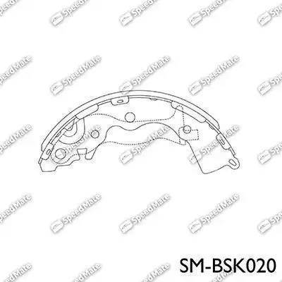 Parts-Mall PLB-031 - Komplet kočnica, bubanj kočnice www.molydon.hr