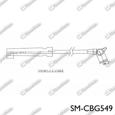 SpeedMate SM-CBG549 - Set kablova za paljenje www.molydon.hr