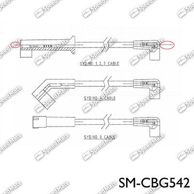 SpeedMate SM-CBG542 - Set kablova za paljenje www.molydon.hr