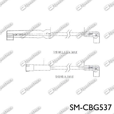 SpeedMate SM-CBG537 - Set kablova za paljenje www.molydon.hr