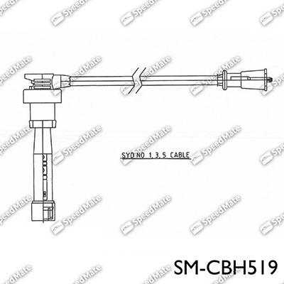 SpeedMate SM-CBH519 - Set kablova za paljenje www.molydon.hr