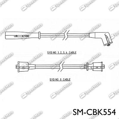 SpeedMate SM-CBK554 - Set kablova za paljenje www.molydon.hr