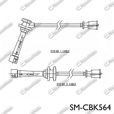 SpeedMate SM-CBK564 - Set kablova za paljenje www.molydon.hr