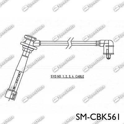 SpeedMate SM-CBK561 - Set kablova za paljenje www.molydon.hr