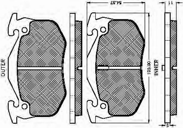 Spidan 30975 - Komplet Pločica, disk-kočnica www.molydon.hr