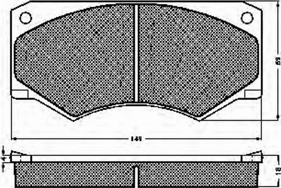 Spidan 30095 - Komplet Pločica, disk-kočnica www.molydon.hr