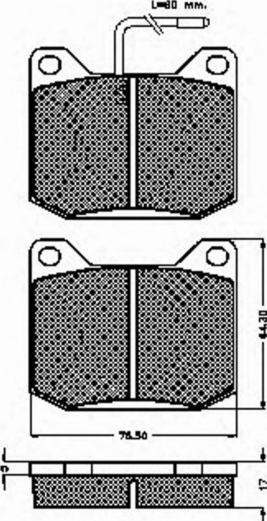 Spidan 30023 - Komplet Pločica, disk-kočnica www.molydon.hr