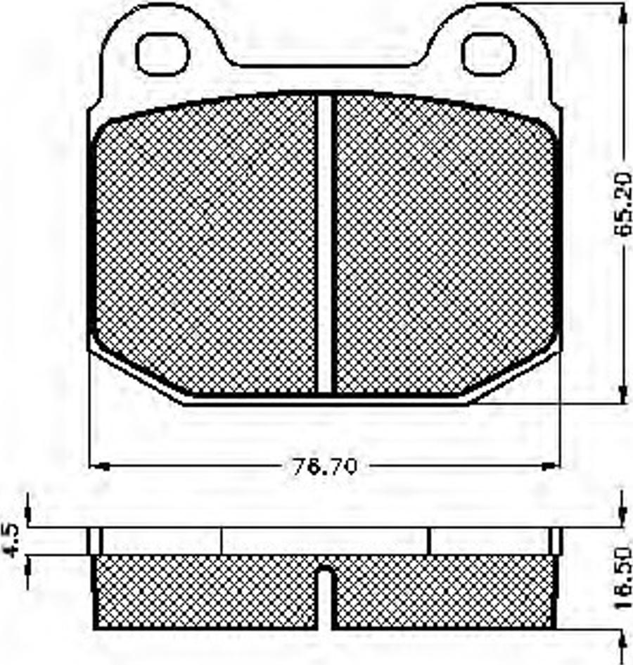 Spidan 30074 - Komplet Pločica, disk-kočnica www.molydon.hr