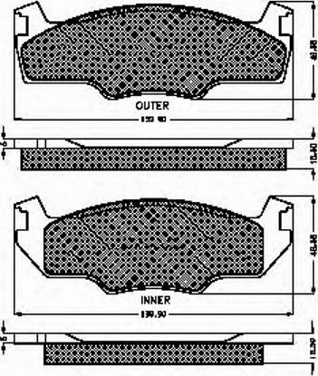 Spidan 30156 - Komplet Pločica, disk-kočnica www.molydon.hr