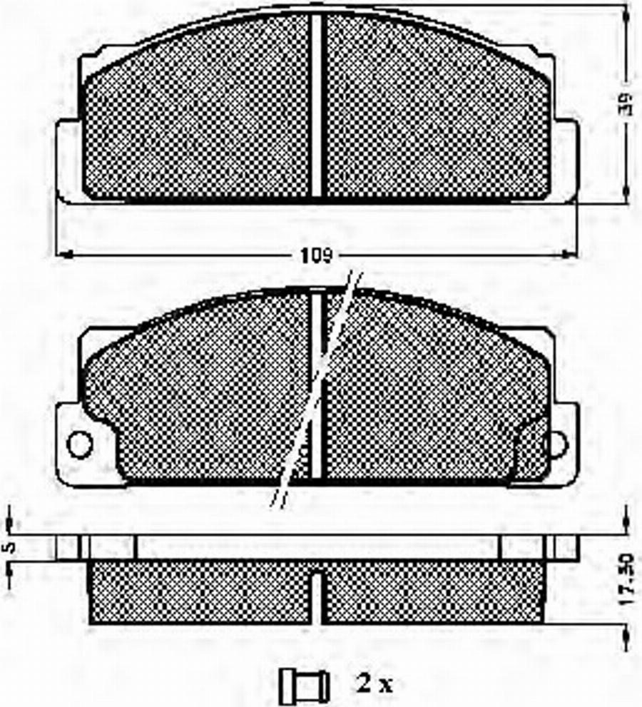 Spidan 30168 - Komplet Pločica, disk-kočnica www.molydon.hr