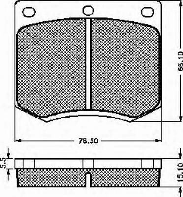 Spidan 30103 - Komplet Pločica, disk-kočnica www.molydon.hr