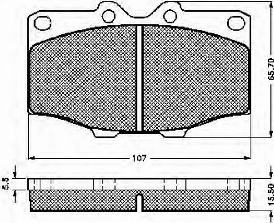 Spidan 30186 - Komplet Pločica, disk-kočnica www.molydon.hr