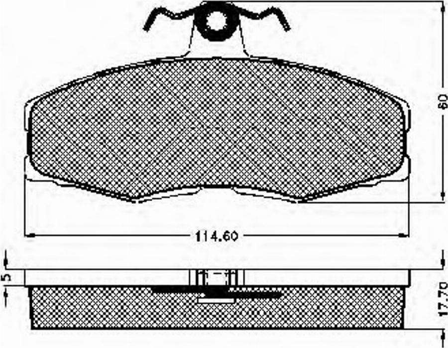 Spidan 30176 - Komplet Pločica, disk-kočnica www.molydon.hr