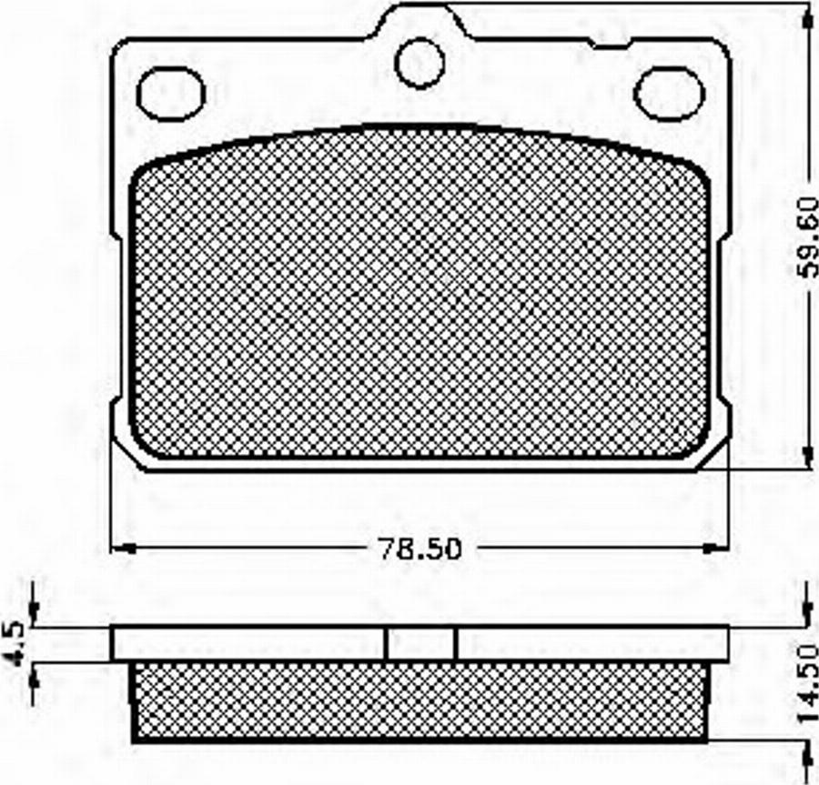 Spidan 30311 - Komplet Pločica, disk-kočnica www.molydon.hr