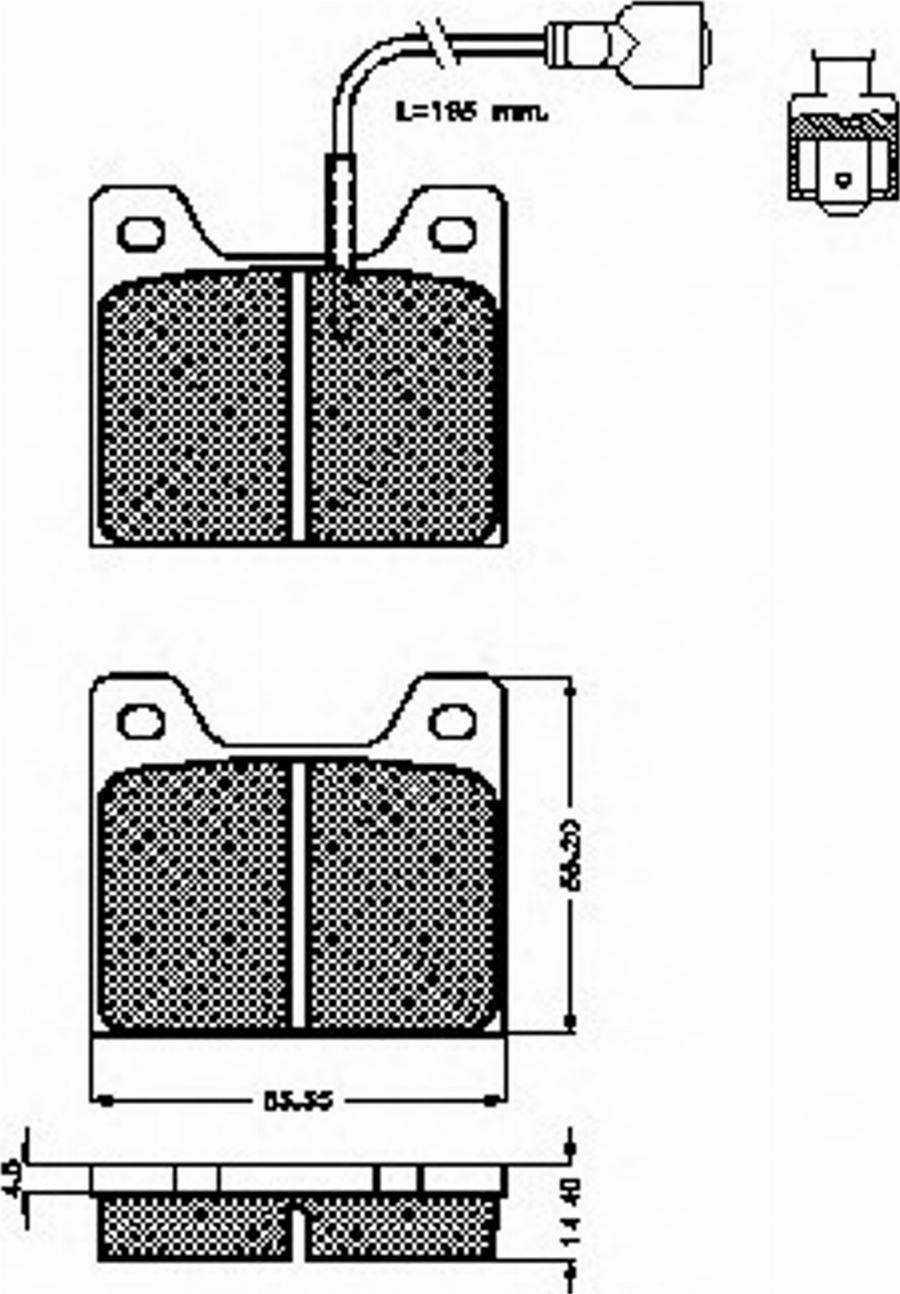 Spidan 30241 - Komplet Pločica, disk-kočnica www.molydon.hr