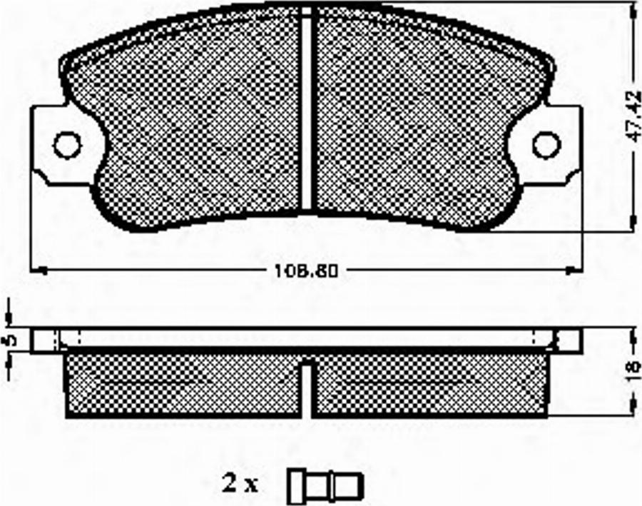 Spidan 30208 - Komplet Pločica, disk-kočnica www.molydon.hr