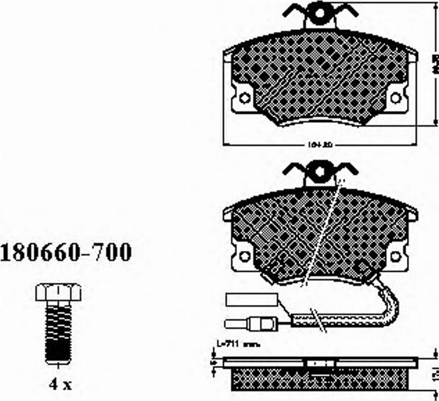 Spidan 30211 - Komplet Pločica, disk-kočnica www.molydon.hr