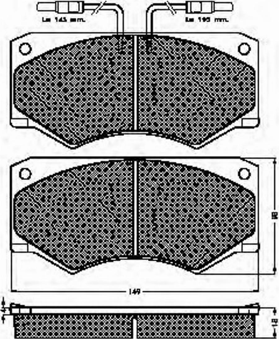 Spidan 31449 - Komplet Pločica, disk-kočnica www.molydon.hr