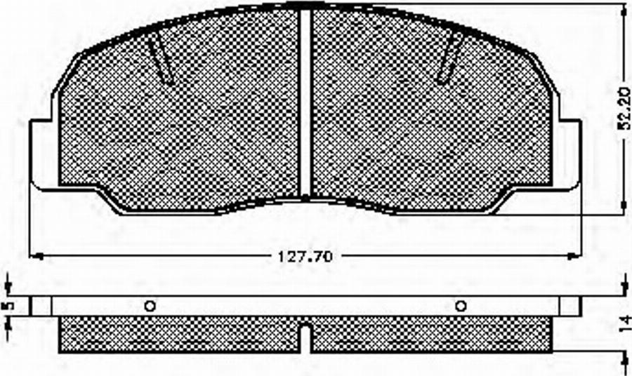 Spidan 31041 - Komplet Pločica, disk-kočnica www.molydon.hr