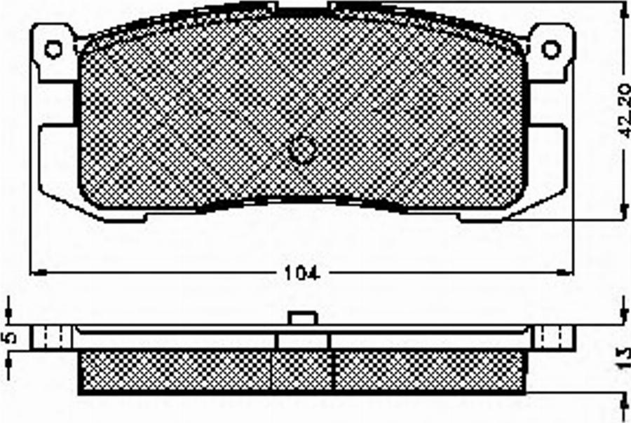 Spidan 31088 - Komplet Pločica, disk-kočnica www.molydon.hr