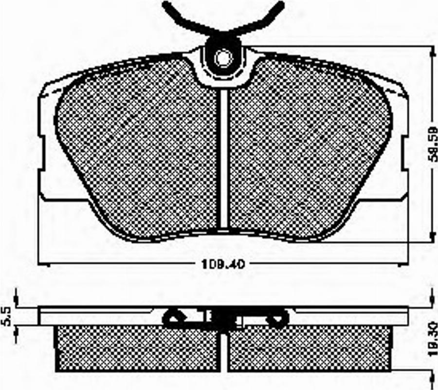 Spidan 31031 - Komplet Pločica, disk-kočnica www.molydon.hr