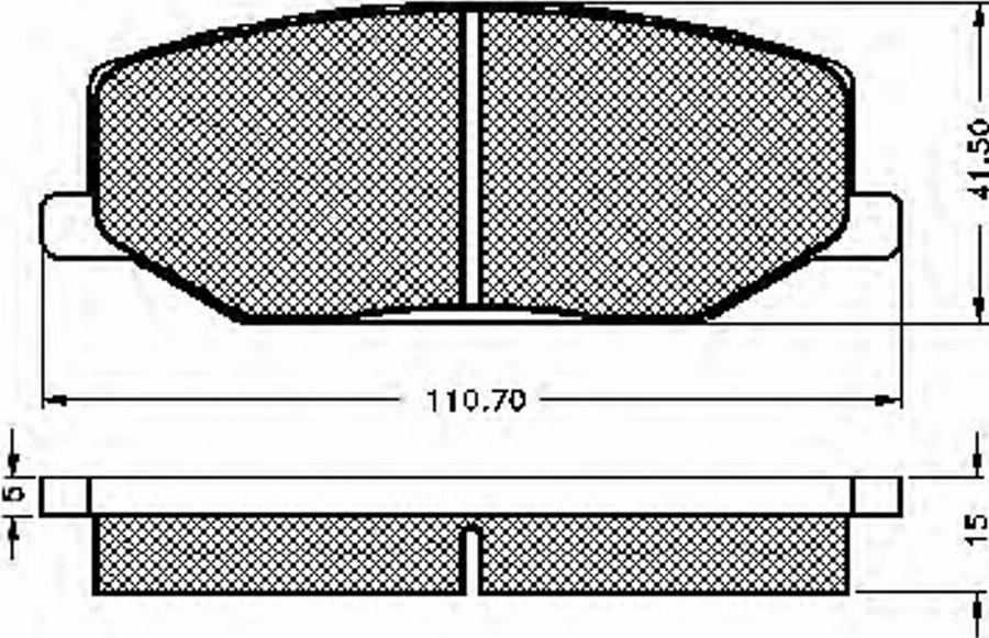 Spidan 31020 - Komplet Pločica, disk-kočnica www.molydon.hr