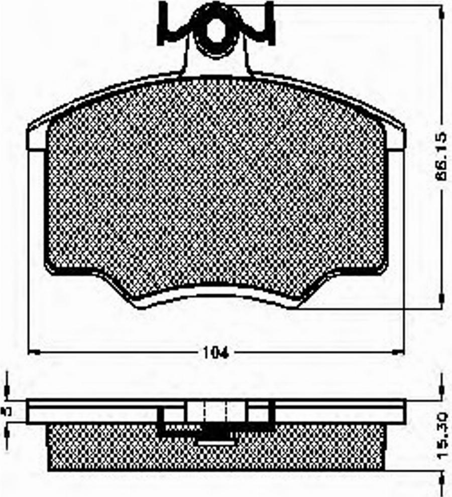 Spidan 31028 - Komplet Pločica, disk-kočnica www.molydon.hr